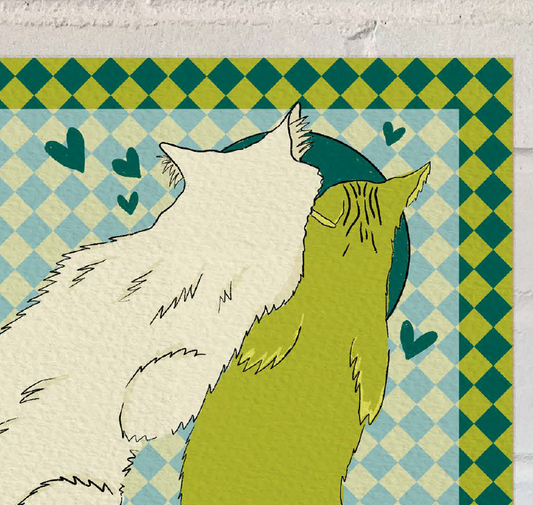 Cat Cuddles No.2 Print