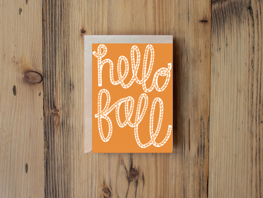 Hello Fall Card
