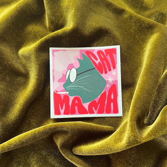 Cat Mama Sticker