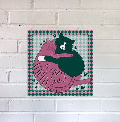 Cat Cuddles Print