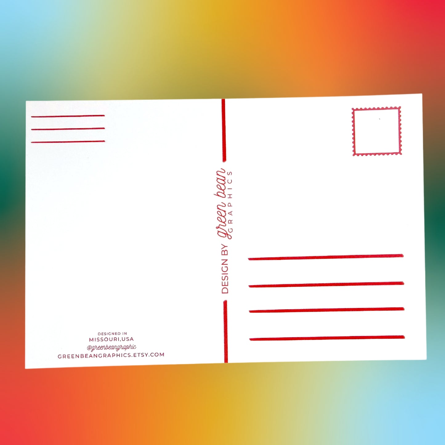 Postcard: St. Louis Stamps