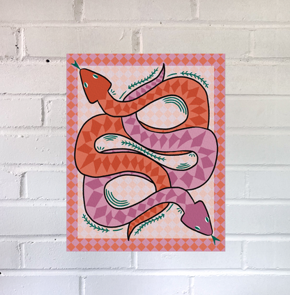 Pretty Snakes Poster
